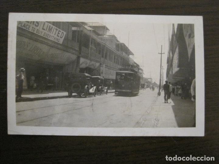 Postcards: TRINIDAD-TRINIDAD Y TOBAGO-COCHE-TRANVIA-FOTOGRAFICA-POSTAL ANTIGUA-VER FOTOS-(58.734)