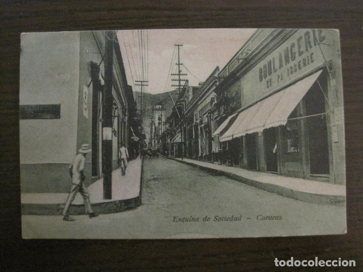 Postcards: CARACAS-VENEZUELA-ESQUINA DE SOCIEDAD-POSTAL ANTIGUA-VER FOTOS(58.746)