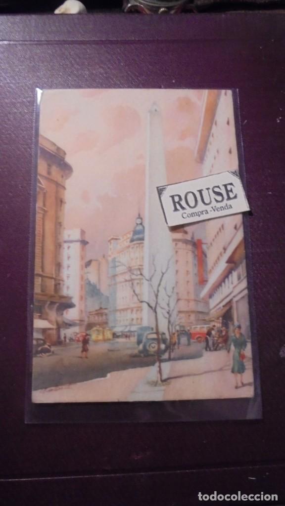 Postais: ARGENTINA - BUENOS AIRES - PLAZA DE LA REPUBLICA Y OBELISCO - 14X9 CM.