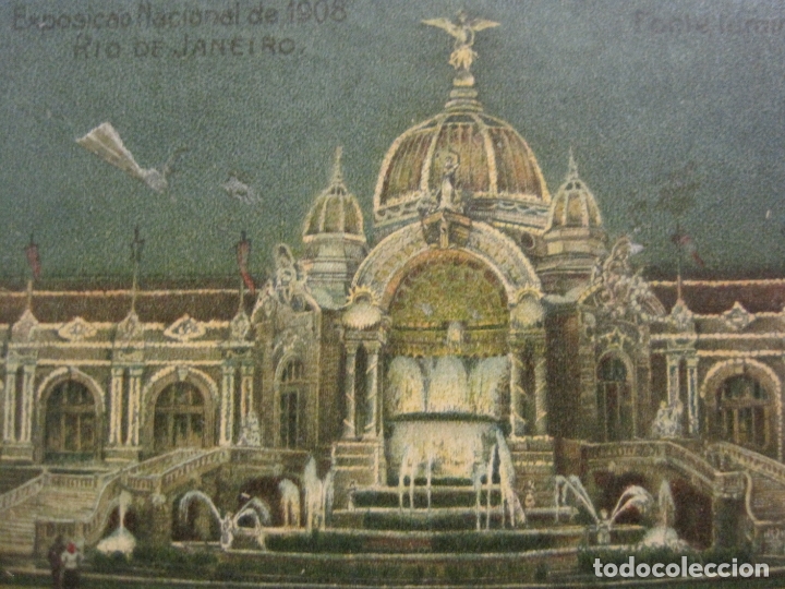 Cartoline: BRASIL-RIO DE JANEIRO-EXPOSICION 1908-POSTAL ANTIGUA-VER FOTOS-(60.738)