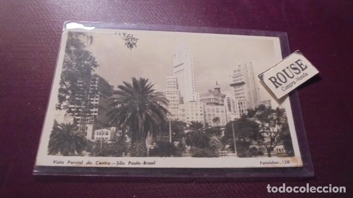 Cartes Postales: BRASIL - SAO PAULO VISTA PARCIAL DO CENTRO , FOTOLABOR 128 - 14X9 CM. CIRCULADA
