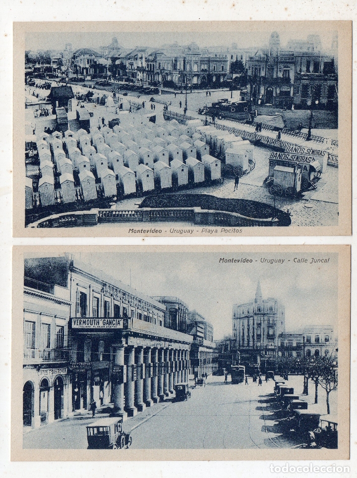Postales: Lote de 2 Postales antiguas de Montevideo. - Foto 1
