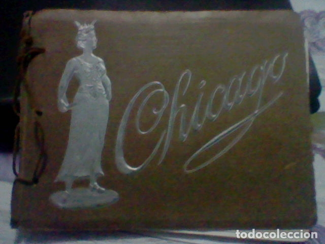 Postales: CHICAGO HAMMON PUBLISHING 1910 LIBRO VISTAS EDIFICIOS CALLES ANIMADAS ORIGINAL EPOCA - Foto 1