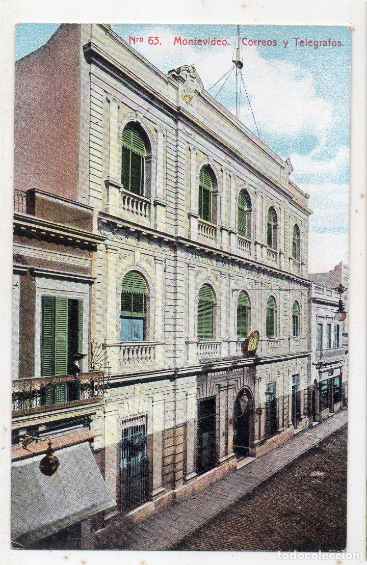 Postales: Montevideo. Correos y Tel&eacute;grafos. - Foto 1