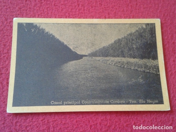 Cartoline: POSTAL POST CARD CARTE POSTALE ARGENTINA CANAL PRINCIPAL CONTRALMIRANTE CORDERO TERR. R&Iacute;O NEGRO, VER