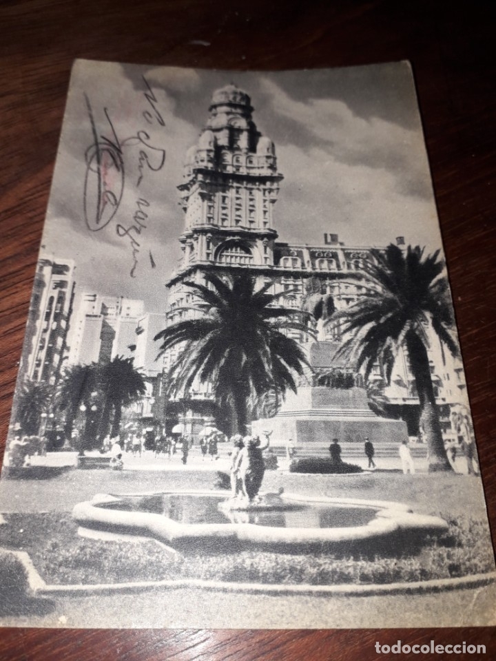 Postais: N&ordm; 4922 POSTAL URUGUAY PALACIO SALVO PLAZA INDEPENDENCIA