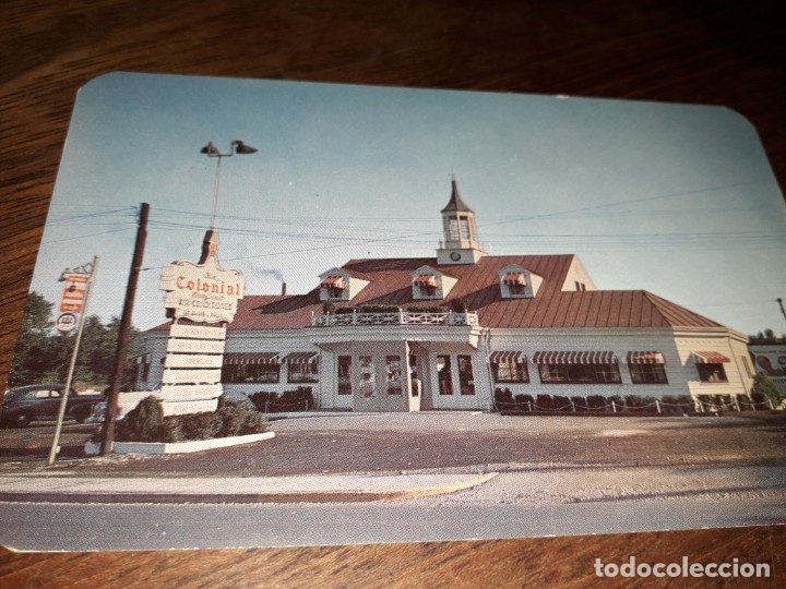 Postais: N&ordm; 6553 POSTAL COLONIAL RESTAURANT ESTADOS UNIDOS