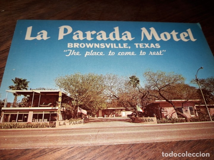 Postais: N&ordm; 6559 POSTAL LA PARADA MOTEL HOTEL TEXAS ESTADOS UNIDOS