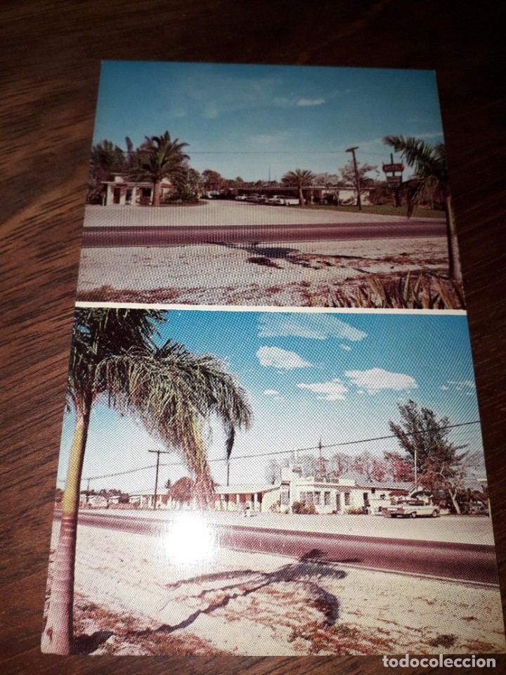Postais: N&ordm; 6544 POSTAL NAPLES TRAILER PARK MOTEL HOTEL FLORIDA ESTADOS UNIDOS