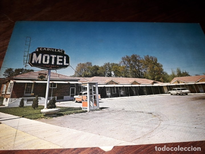 Postais: N&ordm; 6543 POSTAL CADILLAC MOTEL HOTEL UTAH ESTADOS UNIDOS