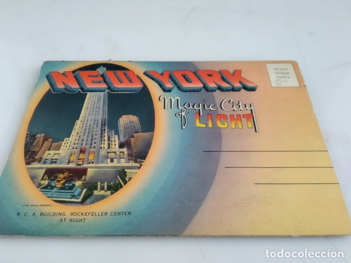 Postales: lote de libreto de postales de new york - Foto 1