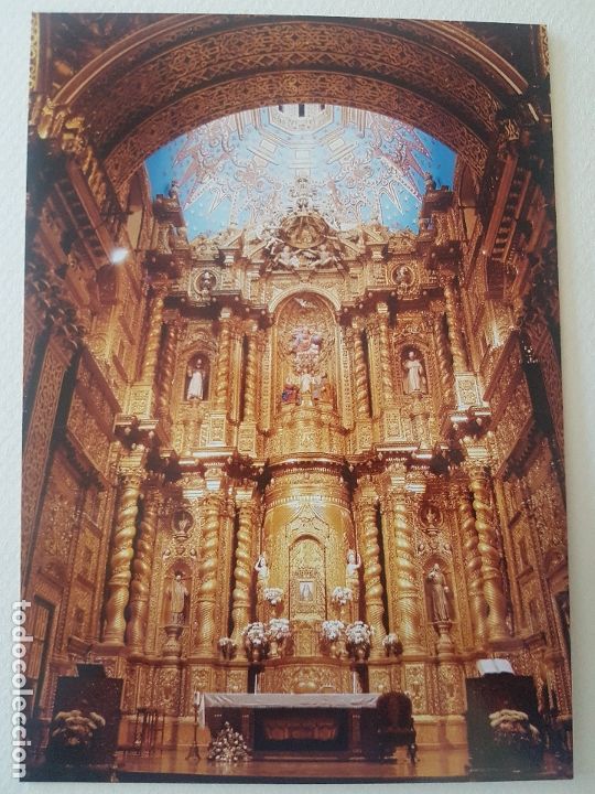 Postales: QUITO ECUADOR IGLESIA DE LA COMPA&Ntilde;IA - Foto 1