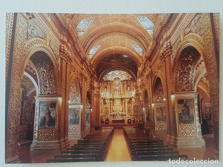 Postales: QUITO ECUADOR IGLESIA DE LA COMPA&Ntilde;IA - Foto 1