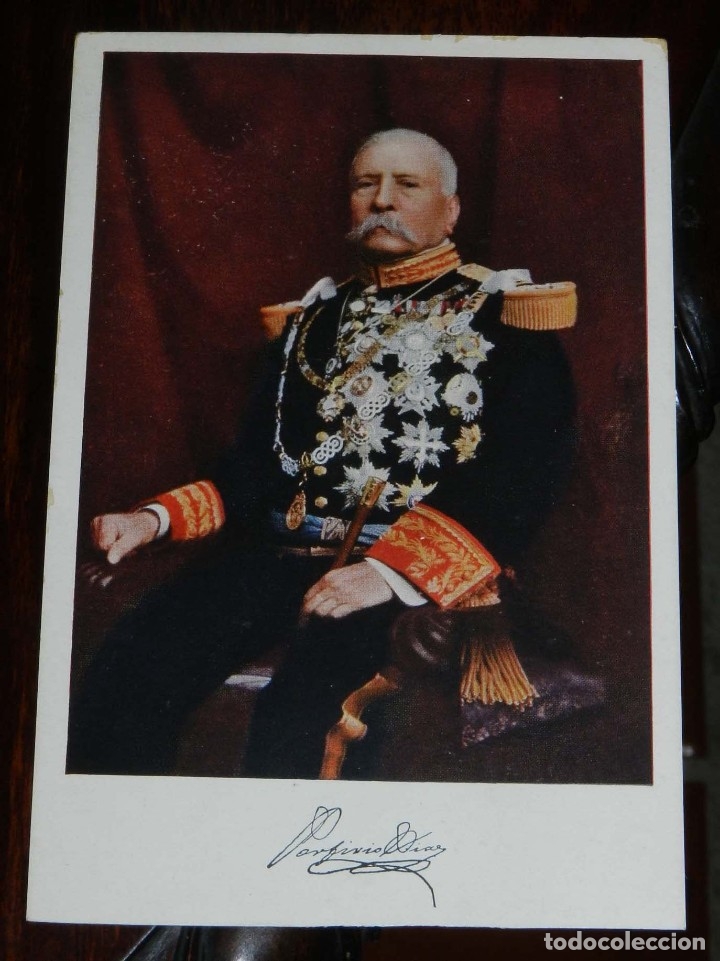 Postales: Postal de Porfirio Diaz. Presidente de Mexico. No circulada. Escrita.