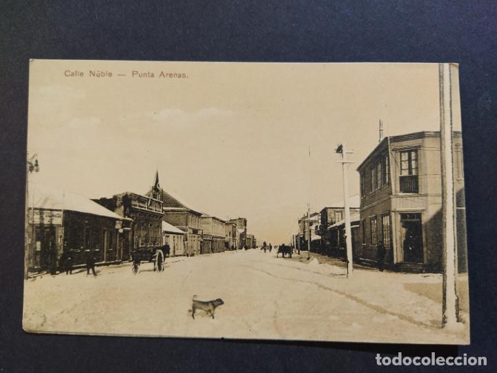 Postais: CHILE-PUNTA ARENAS-CALLE N&Uuml;BLE-POSTAL ANTIGUA-(64.706)