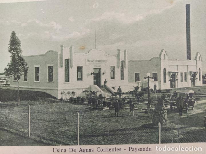 Postais: URUGUAY-PAYSANDU-USINA DE AGUAS CORRIENTES-ED&middot;M.A.BACCARO-POSTAL ANTIGUA-(64.907)