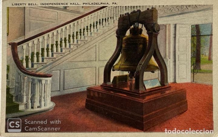 Cartoline: TARJETA POSTAL. PENSILVANIA. PHILADEPHIA. LIBERTY BELL. INDEPENDENCE HALL.