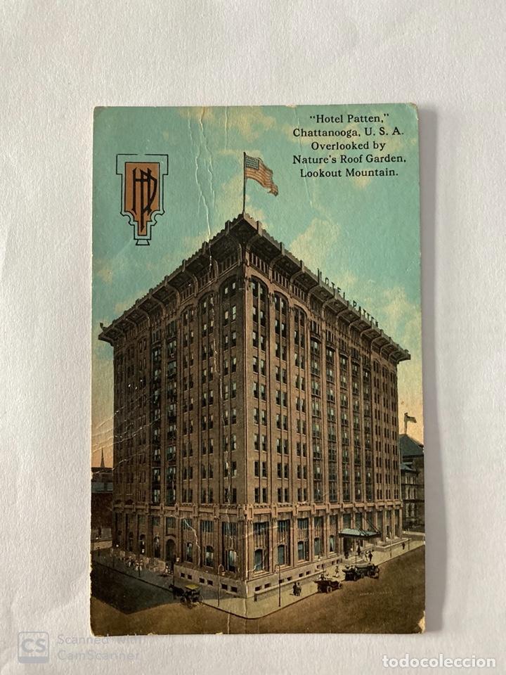 Cartoline: TARJETA POSTAL. EEUU. TENNESEEE. CHATTANOOGA. HOTEL PATTEN. NATURE'S ROOF GARDEN. LOOKOUT MOUNTAIN.