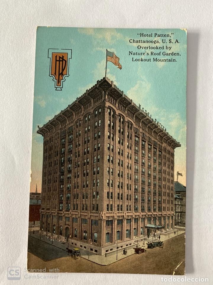 Cartoline: TARJETA POSTAL. EEUU. TENNESEEE. CHATTANOOGA. HOTEL PATTEN. NATURE'S ROOF GARDEN. LOOKOUT MOUNTAIN.
