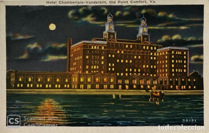 Postcards: TARJETA POSTAL. EEUU. VIRGINIA. OLD POINT COMFORT. HOTEL CHAMBERLAIN-VANDERBILT. ED. ASHEVILLE.