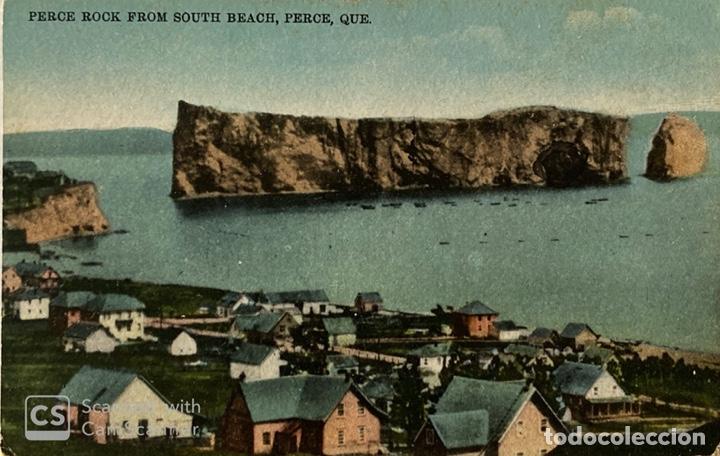 Postais: TARJETA POSTAL. EEUU. CANADA. PERCE. PERCE ROCK FROM SOUTH BEACH. NOVELTY MIG. LTD.