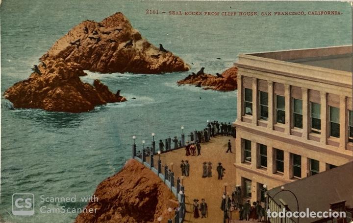 Postais: TARJETA POSTAL. EEUU. CALIFORNIA. SAN FRANCISCO. 2161.- SEAL ROCKS FROM CLIFF HOUSE.