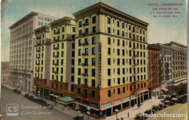 Postais: TARJETA POSTAL. EEUU. CALIFORNIA LOS ANGELES. HOTEL LANKERSHIM. J.B. LANKERSIM.