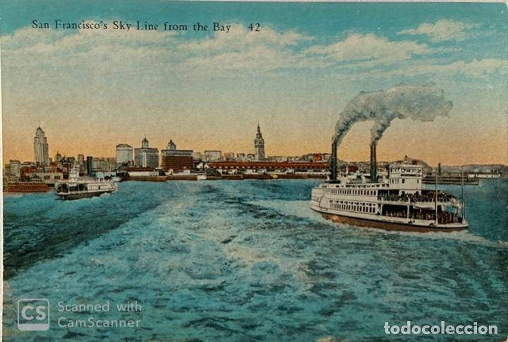 Postais: TARJETA POSTAL. EEUU. CALIFORNIA. SAN FRANCISCO. 42.-SAN FRANCISCO'S SKY LINE FROM THE BAY.