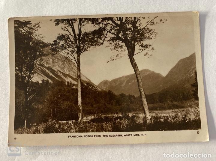 Postais: TARJETA POSTAL. EEUU. NUEVO HAMPSHIRE. FRANCONIA NOTCH FROM THE CLEARING. WHITE MTS.