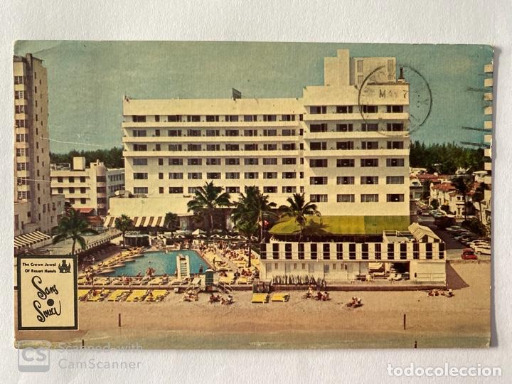 Postcards: TARJETA POSTAL. EEUU. FLORIDA. MIAMI BEACH. AN ENTIRE BLOCK ON THE OCEAN.
