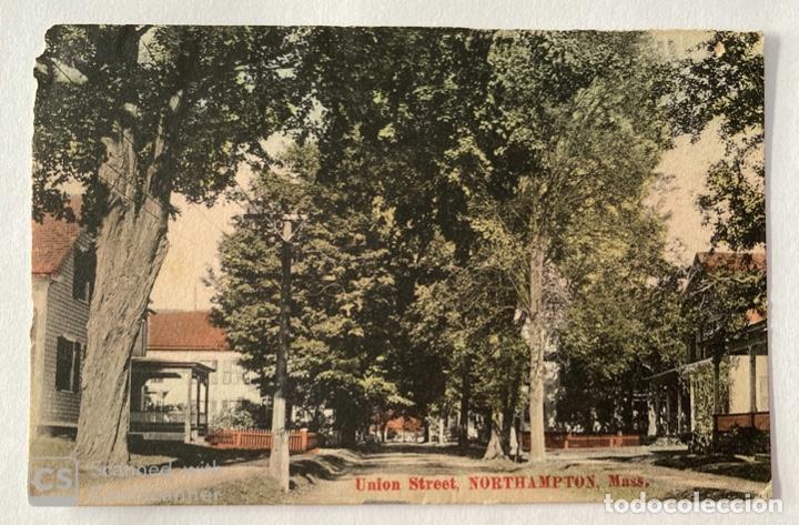 Postales: TARJETA POSTAL. EEUU. MASSACHUSETTS. NORTHAMPTON. UNION STREET.