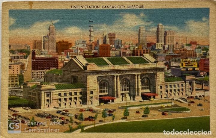 Postcards: TARJETA POSTAL. EEUU. MISURI. MISSOURI. KANSAS CITY. UNION STATION. ED. KANSAS CITY NEWS DISTRIBUTOR