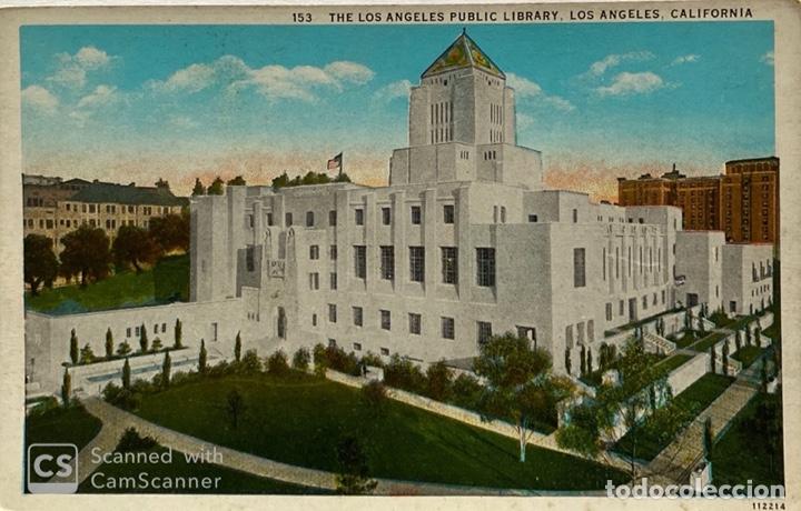 Postcards: TARJETA POSTAL. EEUU. CALIFORNIA. LOS ANGELES. 153.- THE LOS ANGELES PUBLIC LIBRARY.