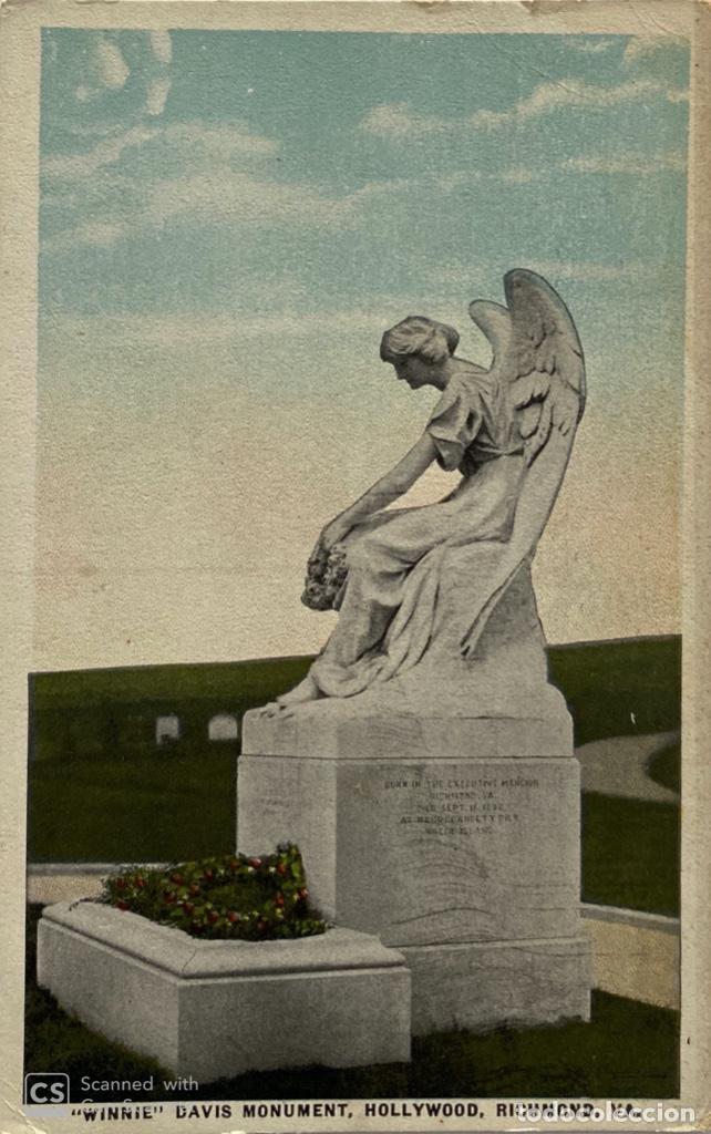 Postcards: TARJETA POSTAL. EEUU. VIRGINIA. RICHMOND.WINNIE DAVIS MONUMENT,HOLLYWOOD. ED. SOUTHERN BARGAIN HOUSE