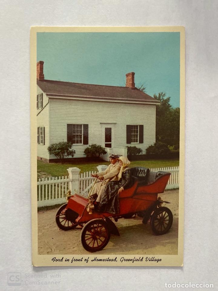 Postales: TARJETA POSTAL. EEUU. MICHIGAN. DEARBORN. GREENFIELD VOLLAGE. THE HENRU FORD MUSEUM.