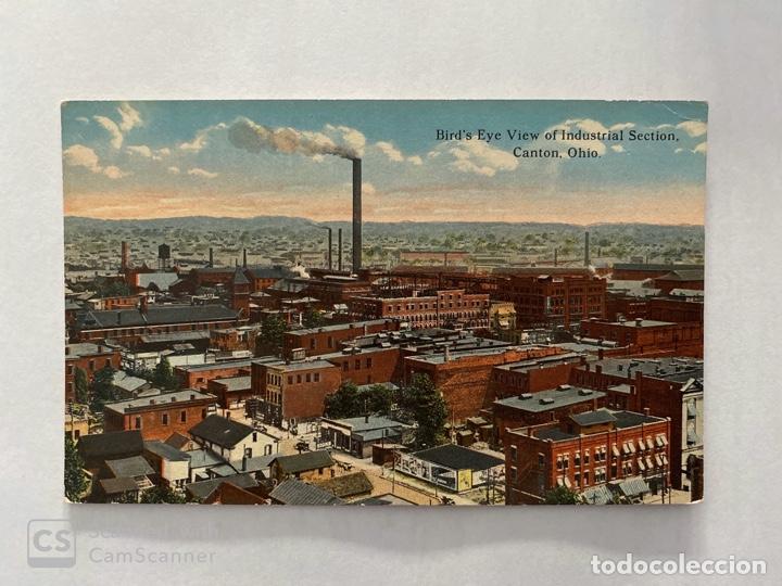 Cartes Postales: TARJETA POSTAL. EEUU. OHIO. CANTON. BIRD'S EYE VIEW OF INDUSTRIAL SECTION.