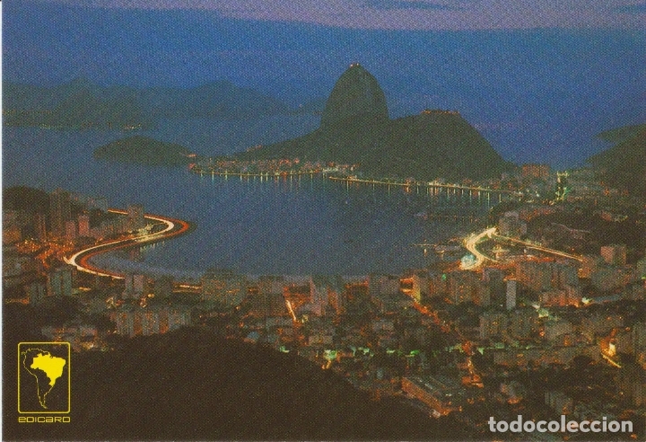 Postales: BRASIL, RIO DE JANEIRO, BAIA DE BOTAFOGO - EDICARD N&ordm; 350/111 - S/C