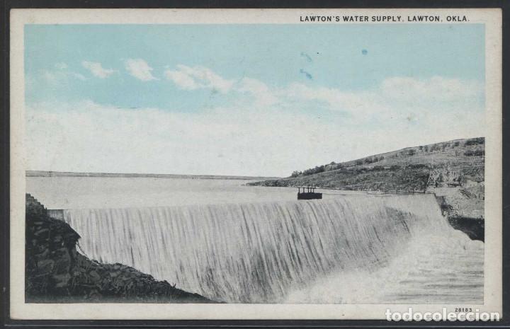 Postcards: U.S.A. Lawton. Oklahoma. *Lawton&acute;s Water Supply* Pub. C. T. n&ordm; 28183. Nueva.