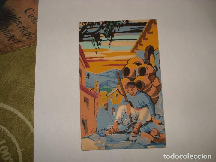 Postales: ANTIGUA POSTAL PINTADA MEXICO - Foto 1