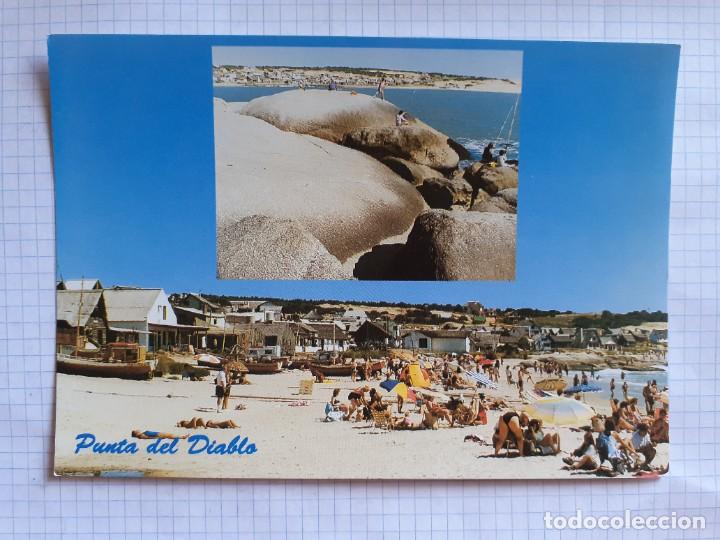 Postales: TARJETA  POSTAL - PUNTA DEL DIABLO - ROCHA - BRASIL - Foto 1