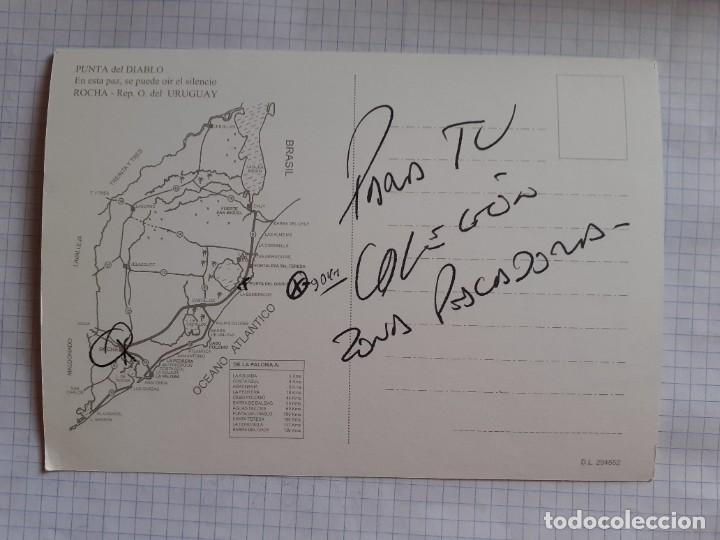 Postales: TARJETA  POSTAL - PUNTA DEL DIABLO - ROCHA - BRASIL - Foto 2