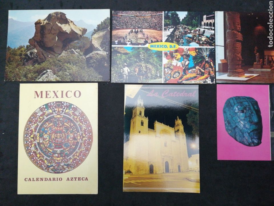 Postales: M&Eacute;XICO, LOTE 5 POSTALES S/C - Foto 1