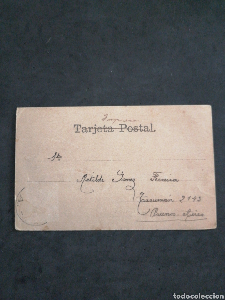 Postales: URUGUAY MONTEVIDEO, ANTIGUA POSTAL 1903 - Foto 2