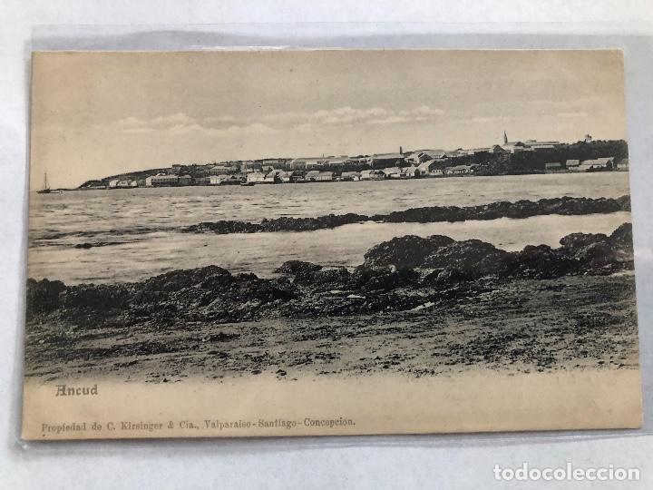 Postales: ANTIGUA POSTAL CHILE ANCUD LA PLAYA - Foto 1