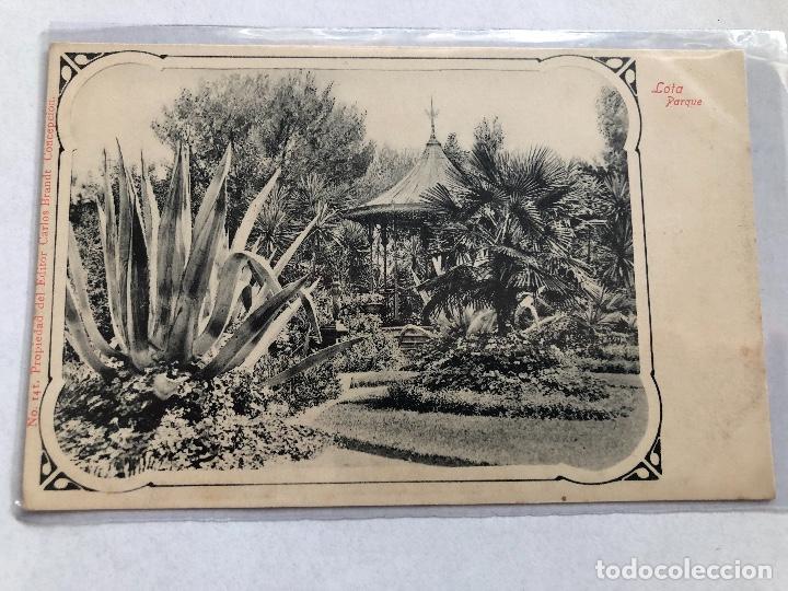 Postales: ANTIGUA POSTAL CHILE LOTA PARQUE - Foto 1