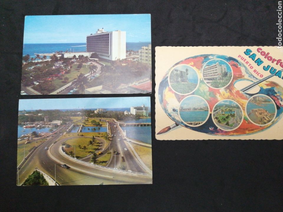 Postales: PUERTO RICO, LOTE DE 3 POSTSLES - Foto 1