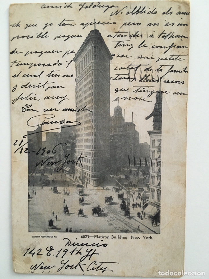 Postales: Postal New York - Flatiron Building 1906 - Foto 1