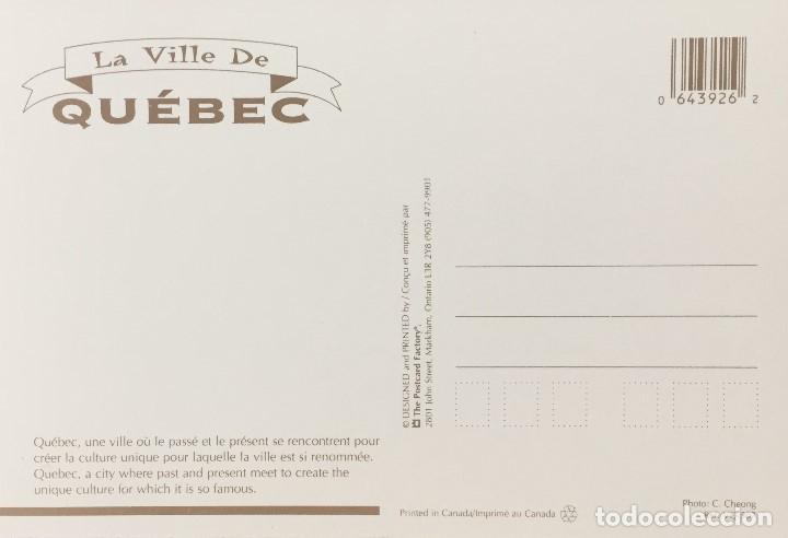 Postales: POSTAL LA VILLE DE QUEBEC - Foto 2
