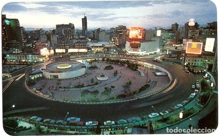Postais: POSTAL MEXICO - ATARDECER DE LA PLAZA DE LOS INSURGENTES - MEXICO D.F.