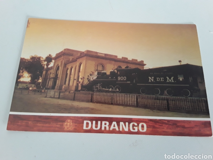 Postales: Postal Durango Mexico Estacion Del Ferrocarril - Foto 1